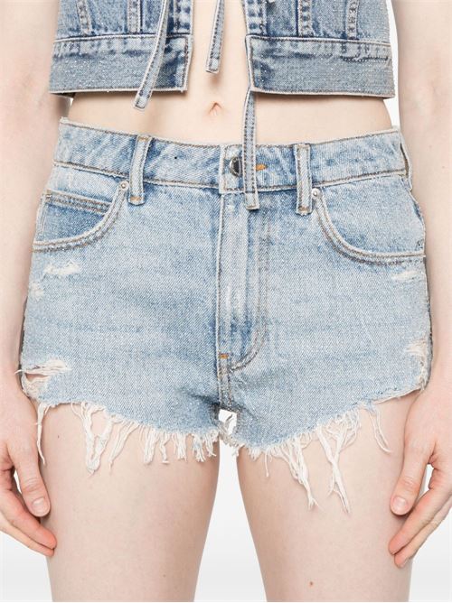 Shorts with rhinestones ALEXANDER WANG | 1DC2254654496